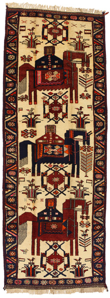 Bakhtiari - Qashqai Persialainen matto 403x143