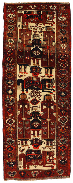 Bakhtiari - Lori Persialainen matto 393x150