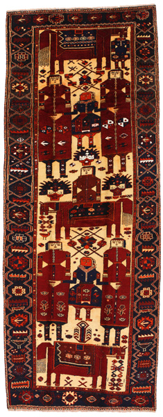 Bakhtiari - Lori Persialainen matto 406x153