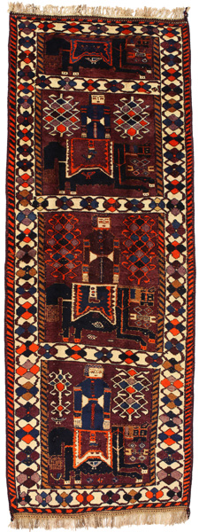Bakhtiari - Qashqai Persialainen matto 401x148