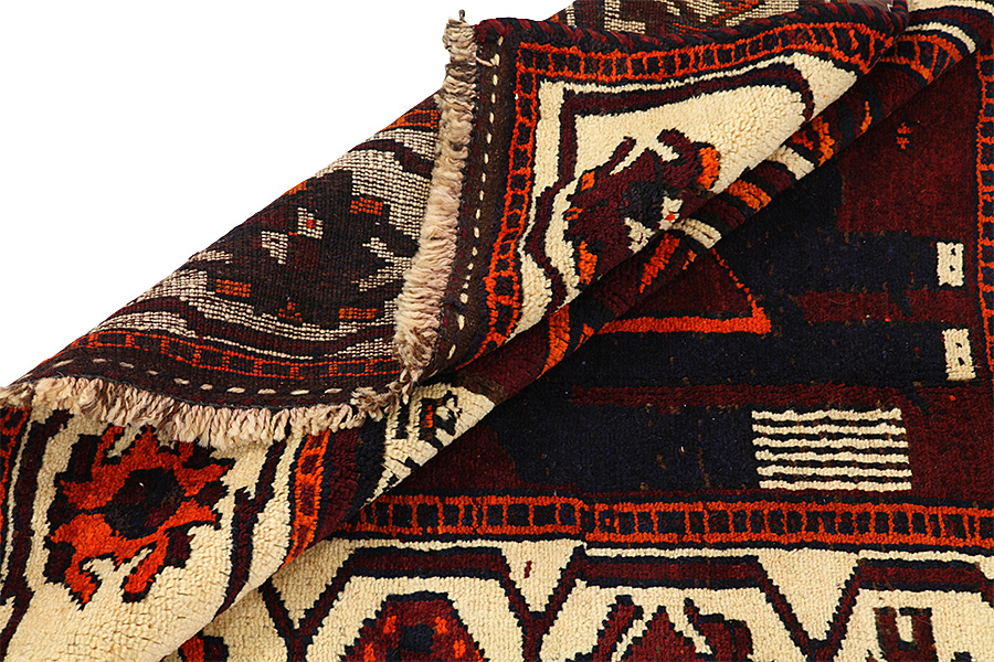 Bakhtiari - Qashqai Persialainen matto 374x153 - Kuva 4