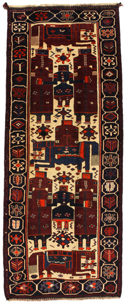 Bakhtiari - Qashqai Persialainen matto 364x145