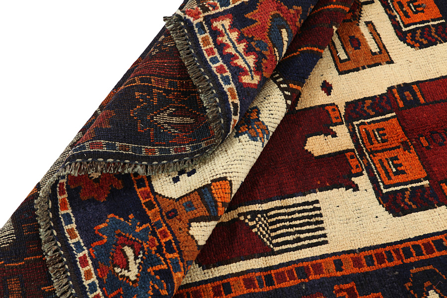 Bakhtiari - Qashqai Persialainen matto 369x146 - Kuva 4