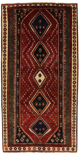Yalameh - Qashqai Persialainen matto 247x128