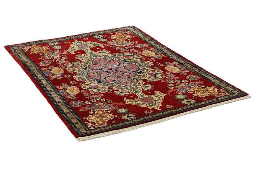 Isfahan Persialainen matto 188x132 - Kuva 1