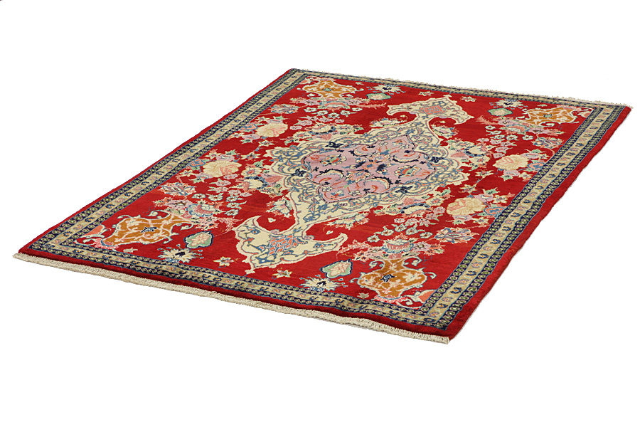 Isfahan Persialainen matto 188x132 - Kuva 2