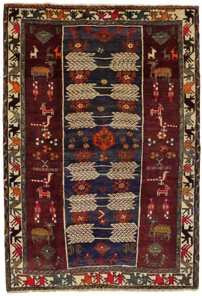 Gabbeh - Bakhtiari Persialainen matto 233x160