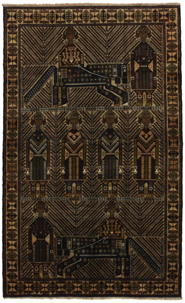 Baluch - Turkaman Persialainen matto 205x125