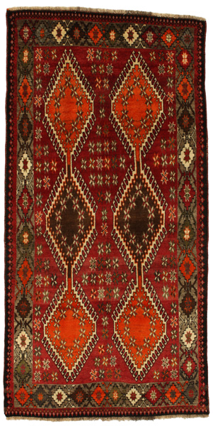 Yalameh - Qashqai Persialainen matto 253x128
