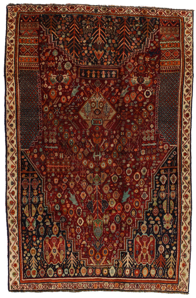 Qashqai - Shiraz Persialainen matto 216x140