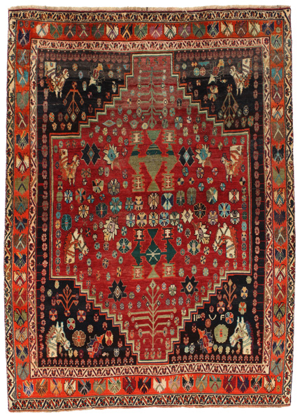 Qashqai - Shiraz Persialainen matto 280x198