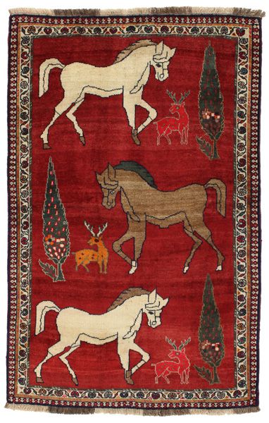 Qashqai - Gabbeh Persialainen matto 197x125