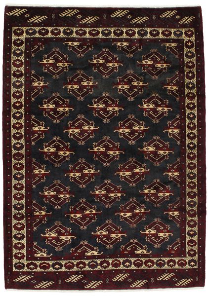 Bokhara - erittäin vanhoja Persialainen matto 219x155