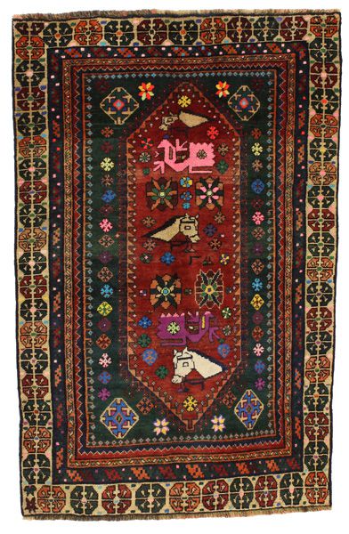 Qashqai - Shiraz Persialainen matto 205x128