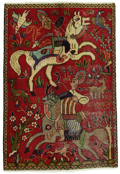 Bijar - Kurdi Persialainen matto 140x98