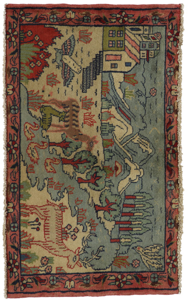 Sarouk - Farahan Persialainen matto 60x100