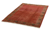 Bijar - erittäin vanhoja Persialainen matto 193x138 - Kuva 2