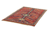 Qashqai - erittäin vanhoja Persialainen matto 208x138 - Kuva 2