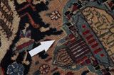Kashmar - erittäin vanhoja Persialainen matto 349x295 - Kuva 18