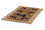 Gabbeh - Qashqai Persialainen matto 147x99 - Kuva 2