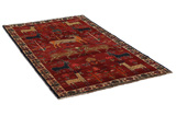 Gabbeh - Qashqai Persialainen matto 216x122 - Kuva 1