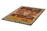 Gabbeh - Qashqai Persialainen matto 155x105 - Kuva 2