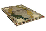 Gabbeh - Qashqai Persialainen matto 217x154 - Kuva 1