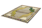 Gabbeh - Qashqai Persialainen matto 217x154 - Kuva 2