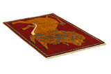Kashkooli - Gabbeh Persialainen matto 125x83 - Kuva 1