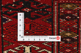 Yomut - Bokhara Persialainen matto 150x130 - Kuva 4