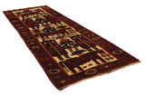 Bakhtiari - Qashqai Persialainen matto 420x148 - Kuva 1