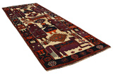 Bakhtiari - Qashqai Persialainen matto 436x154 - Kuva 1