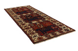 Bakhtiari - Qashqai Persialainen matto 374x149 - Kuva 1