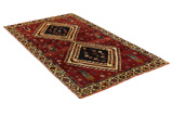 Yalameh - Qashqai Persialainen matto 242x138 - Kuva 1
