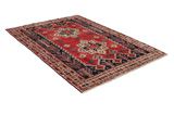 Afshar - erittäin vanhoja Persialainen matto 220x157 - Kuva 1