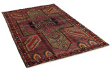 Lori - Bakhtiari Persialainen matto 247x150 - Kuva 1