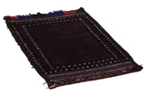 Turkaman - Saddle Bag Turkmenistanilainen tekstiilituote 98x56 - Kuva 2