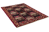 Qashqai - Gabbeh Persialainen matto 209x135 - Kuva 1