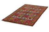 Bakhshayeh - Turkaman Persialainen matto 193x105 - Kuva 2